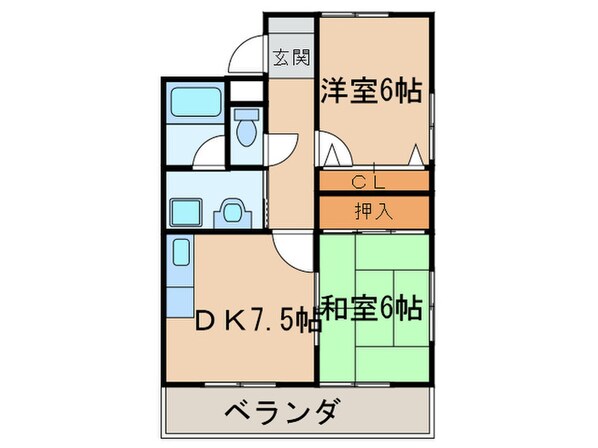 グレイスアサヒの物件間取画像